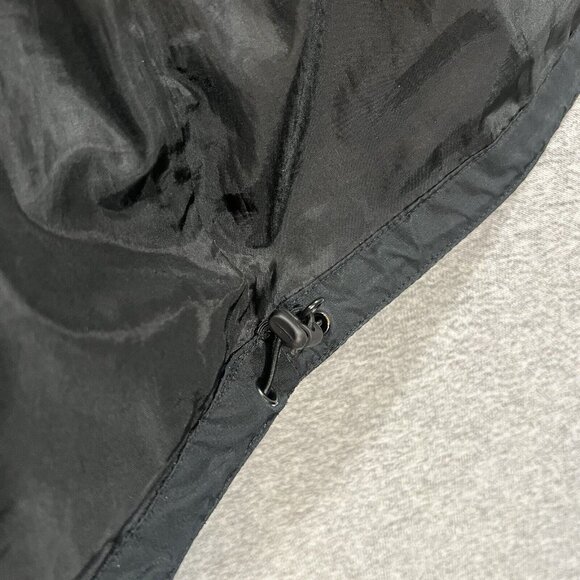 Eddie Bauer Jacket Men Large Weather Edge Black Hooded Windbreaker Rain Jacket - Picture 15 of 16